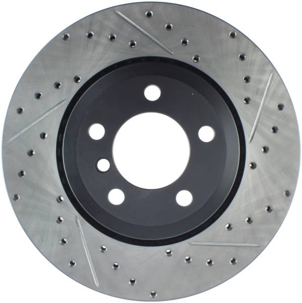 StopTech - StopTech Sport Drilled/Slotted Brake Rotor; Rear Left