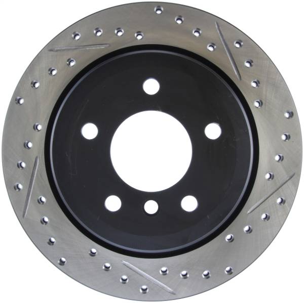 StopTech - StopTech Sport Drilled/Slotted Brake Rotor; Rear Left