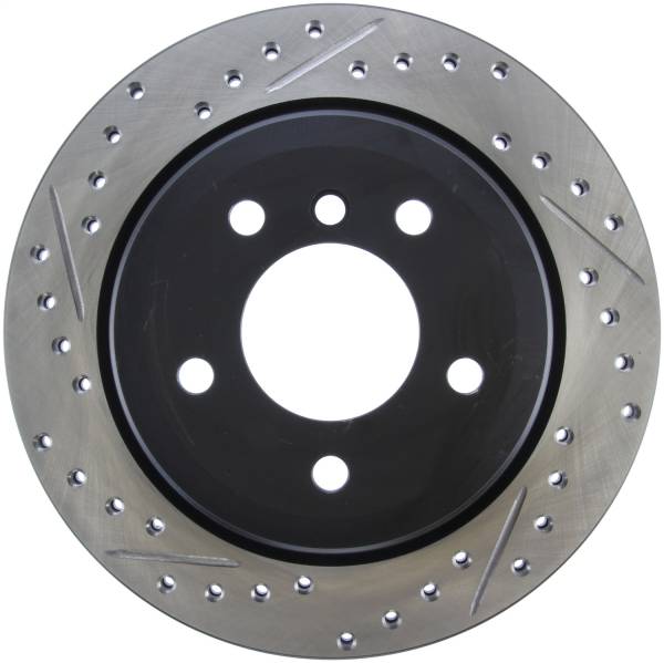 StopTech - StopTech Sport Drilled/Slotted Brake Rotor; Rear Right