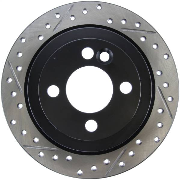 StopTech - StopTech Sport Drilled/Slotted Brake Rotor; Rear Right