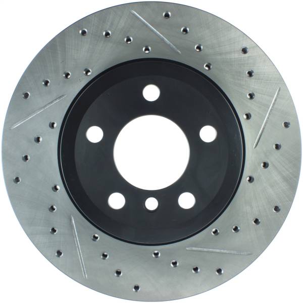 StopTech - StopTech Sport Drilled/Slotted Brake Rotor; Rear Left