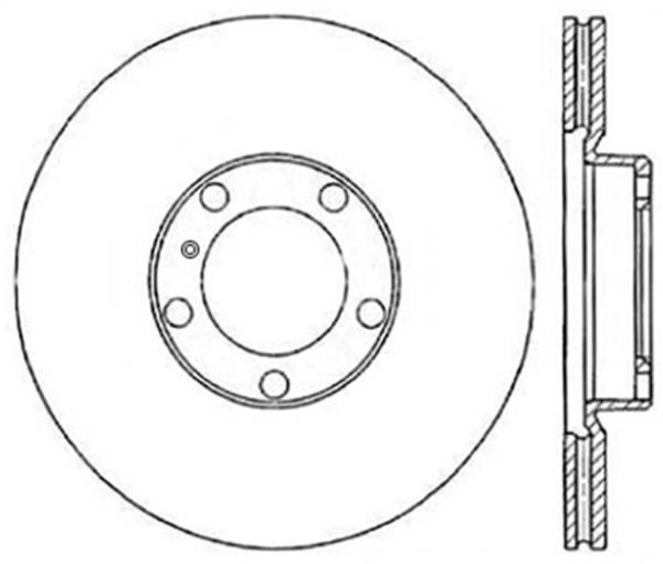 StopTech - StopTech Sport Cryo Drilled/Slotted Brake Rotor; Front Left