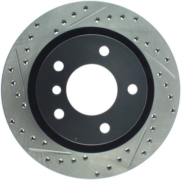 StopTech - StopTech Sport Drilled/Slotted Brake Rotor; Rear Right