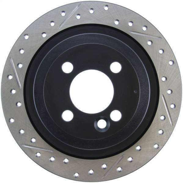 StopTech - StopTech Sport Drilled/Slotted Brake Rotor; Rear Right