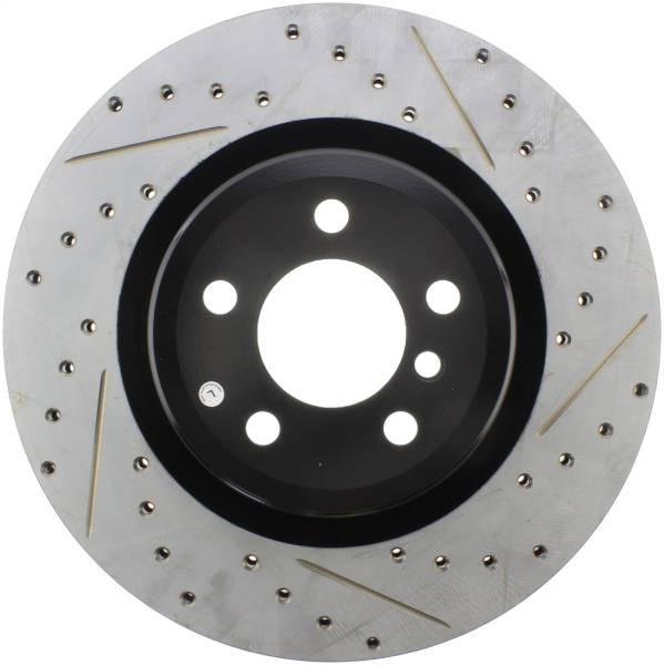 StopTech - StopTech Sport Drilled/Slotted Brake Rotor; Rear Left