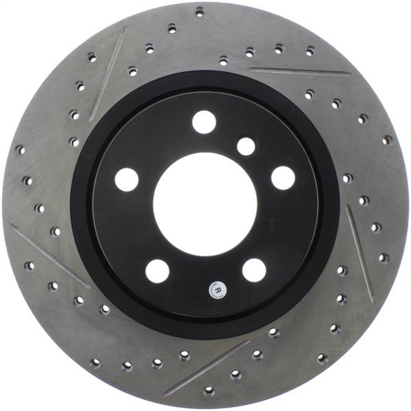 StopTech - StopTech Sport Drilled/Slotted Brake Rotor; Rear Right