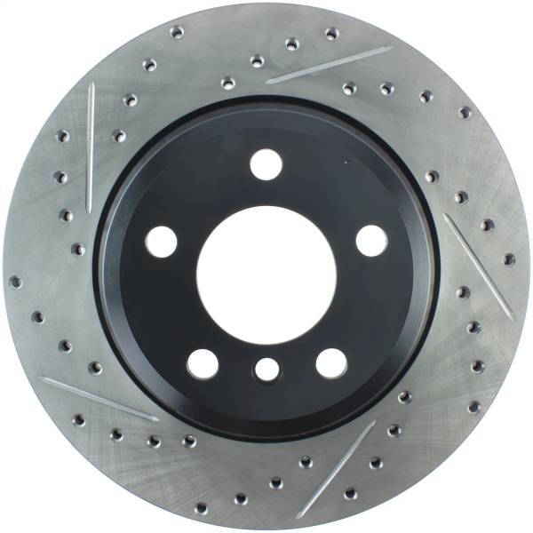 StopTech - StopTech Sport Drilled/Slotted Brake Rotor; Rear Right