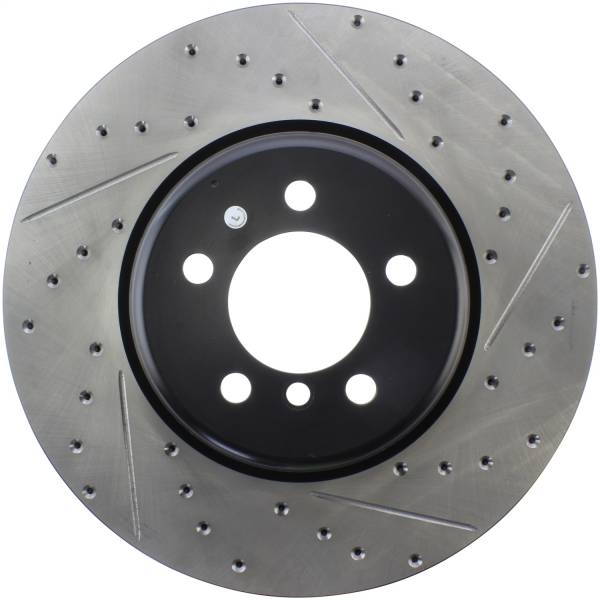 StopTech - StopTech Sport Drilled/Slotted Brake Rotor; Front Left