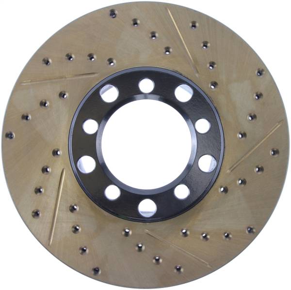 Stoptech - StopTech Sport Cryo Drilled/Slotted Brake Rotor; Front Left