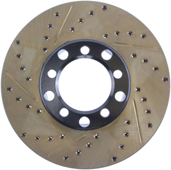 StopTech - StopTech Sport Cryo Drilled/Slotted Brake Rotor; Front Right