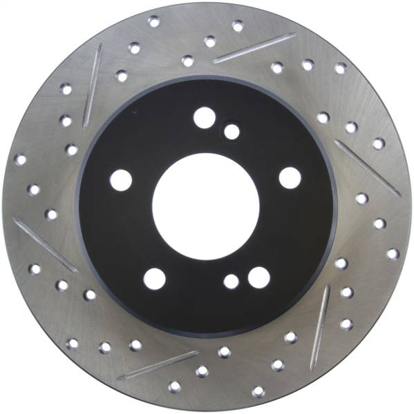 StopTech - StopTech Sport Drilled/Slotted Brake Rotor; Rear Right