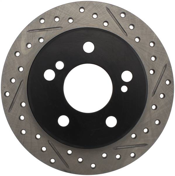 StopTech - StopTech Sport Drilled/Slotted Brake Rotor; Rear Left