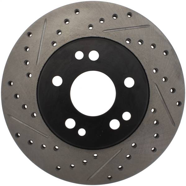 StopTech - StopTech Sport Drilled/Slotted Brake Rotor; Front Right