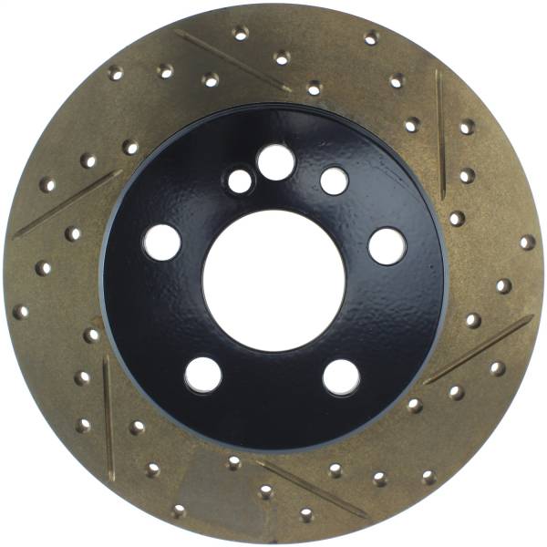 StopTech - StopTech Sport Drilled/Slotted Brake Rotor; Rear Left