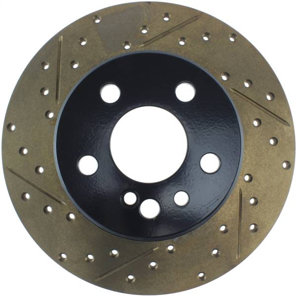 StopTech - StopTech Sport Drilled/Slotted Brake Rotor; Rear Right