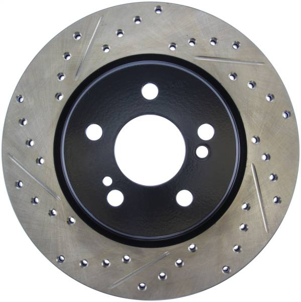 StopTech - StopTech Sport Drilled/Slotted Brake Rotor; Rear Right