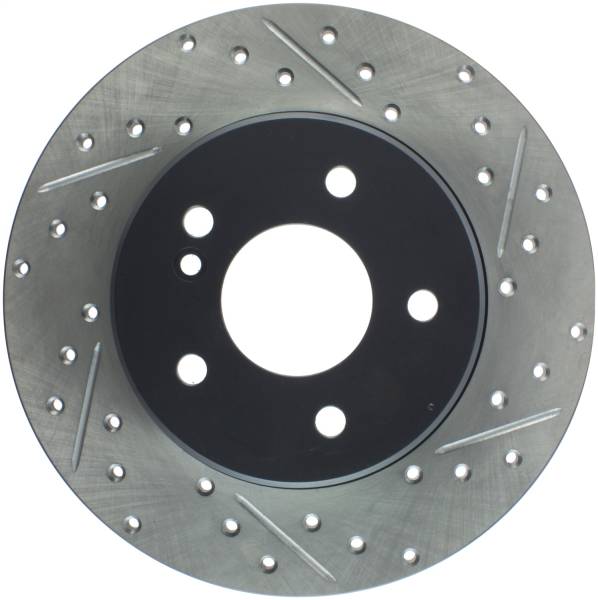 StopTech - StopTech Sport Drilled/Slotted Brake Rotor; Rear Left