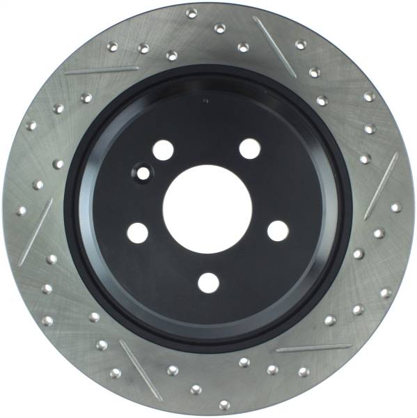 StopTech - StopTech Sport Drilled/Slotted Brake Rotor; Rear Left