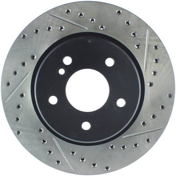 StopTech - StopTech Sport Drilled/Slotted Brake Rotor; Rear Left