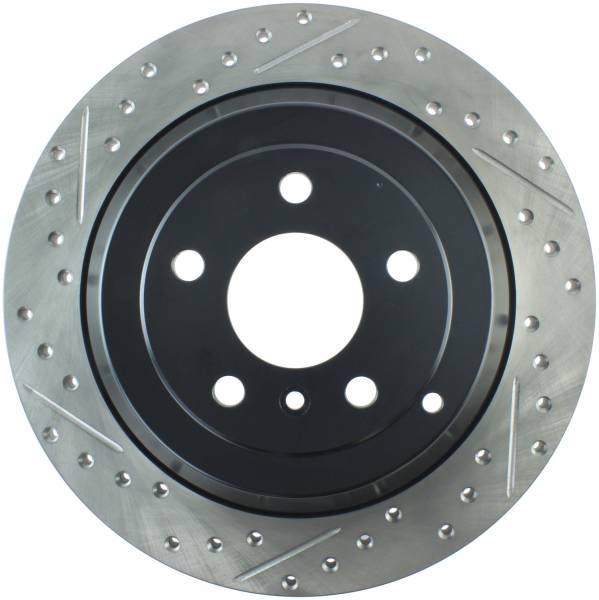 StopTech - StopTech Sport Drilled/Slotted Brake Rotor; Rear Right