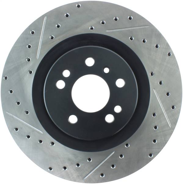 StopTech - StopTech Sport Drilled/Slotted Brake Rotor; Front Right