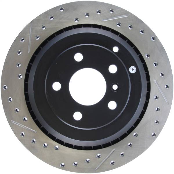 StopTech - StopTech Sport Drilled/Slotted Brake Rotor; Rear Right