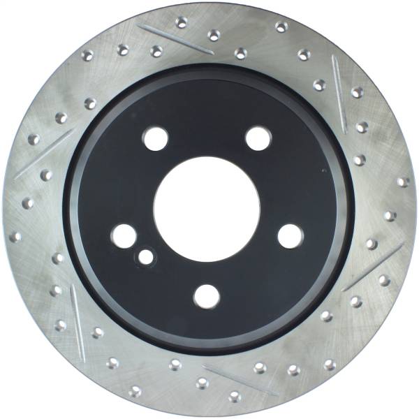 StopTech - StopTech Sport Drilled/Slotted Brake Rotor; Rear Left