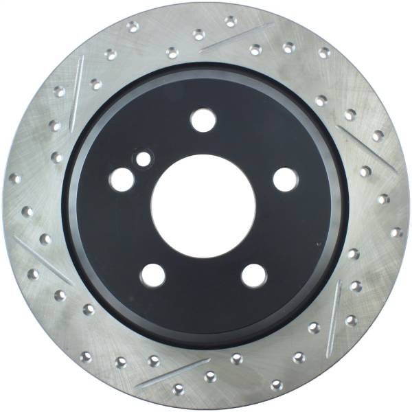 StopTech - StopTech Sport Drilled/Slotted Brake Rotor; Rear Right