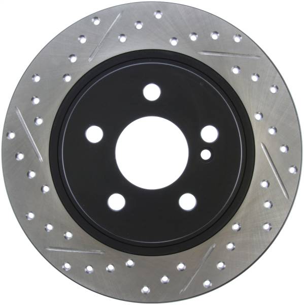 StopTech - StopTech Sport Drilled/Slotted Brake Rotor; Rear Right