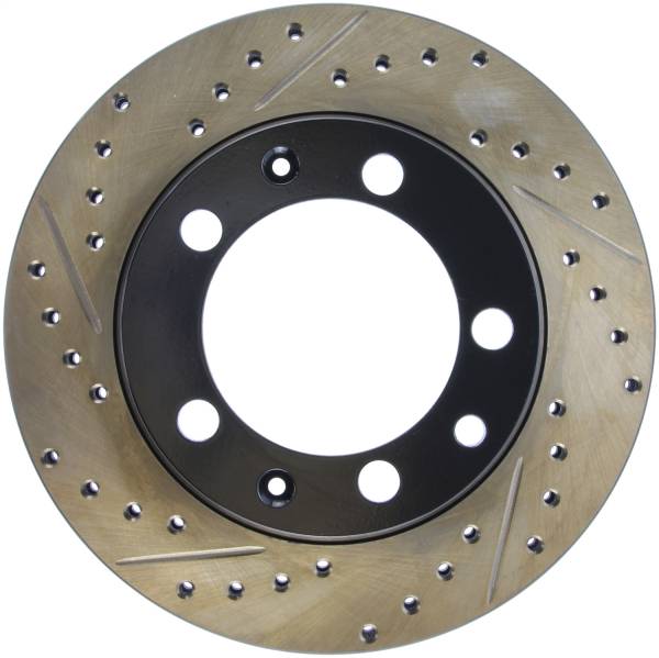 StopTech - StopTech Sport Drilled/Slotted Brake Rotor; Rear Right