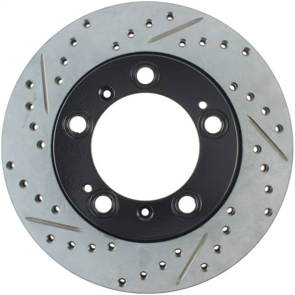 StopTech - StopTech Sport Drilled/Slotted Brake Rotor; Rear Right