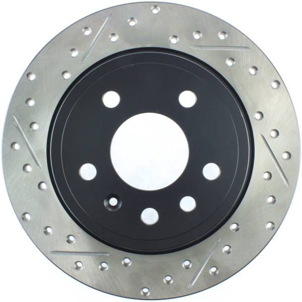 StopTech - StopTech Sport Drilled/Slotted Brake Rotor Rear Right 127.38013R