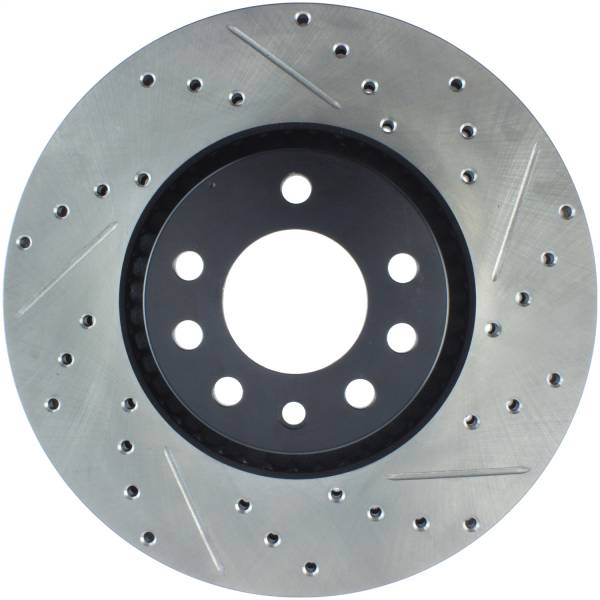 Stoptech - StopTech Sport Drilled/Slotted Brake Rotor Front Left 127.38014L