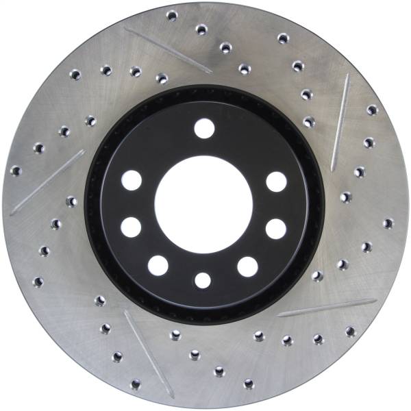 Stoptech - StopTech Sport Drilled/Slotted Brake Rotor Front Left 127.38017L