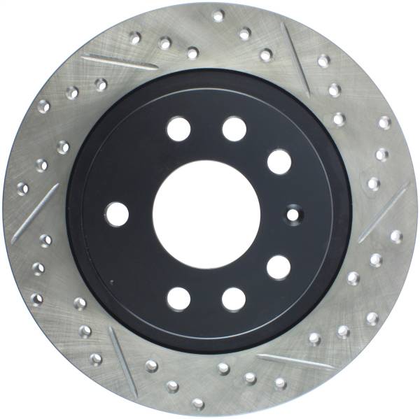 Stoptech - StopTech Sport Drilled/Slotted Brake Rotor Rear Left 127.38018L