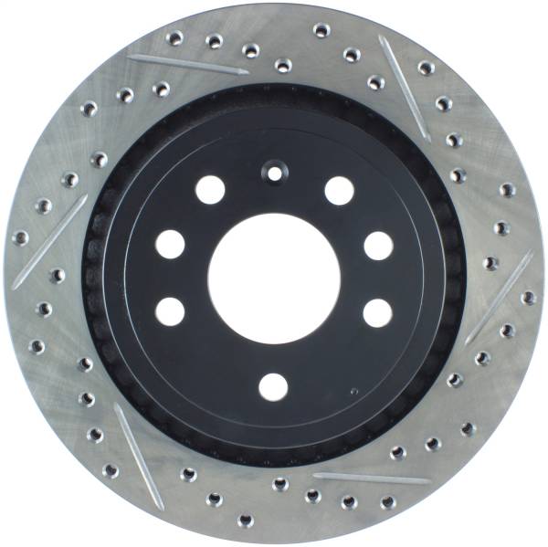 Stoptech - StopTech Sport Drilled/Slotted Brake Rotor Rear Left 127.38019L