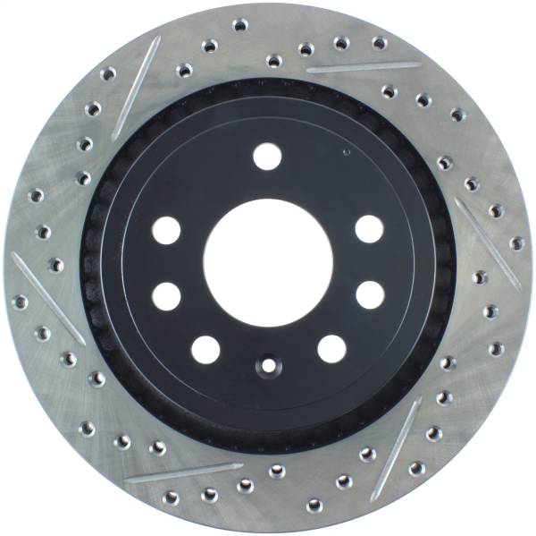 StopTech - StopTech Sport Drilled/Slotted Brake Rotor Rear Right 127.38019R