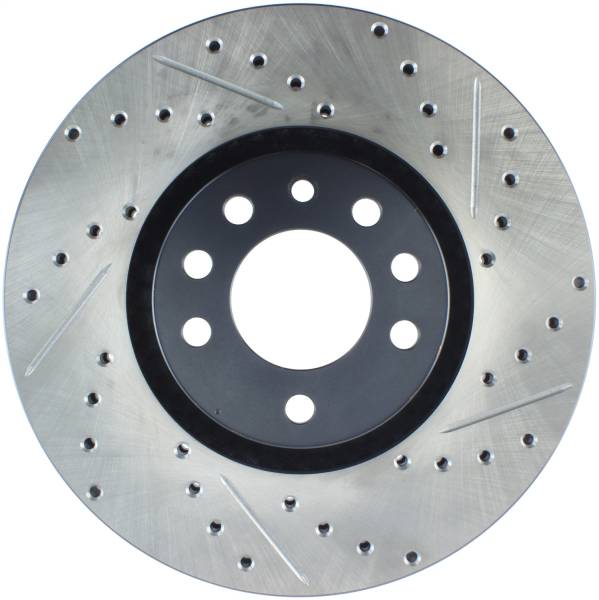 Stoptech - StopTech Sport Drilled/Slotted Brake Rotor Front Left 127.38020L