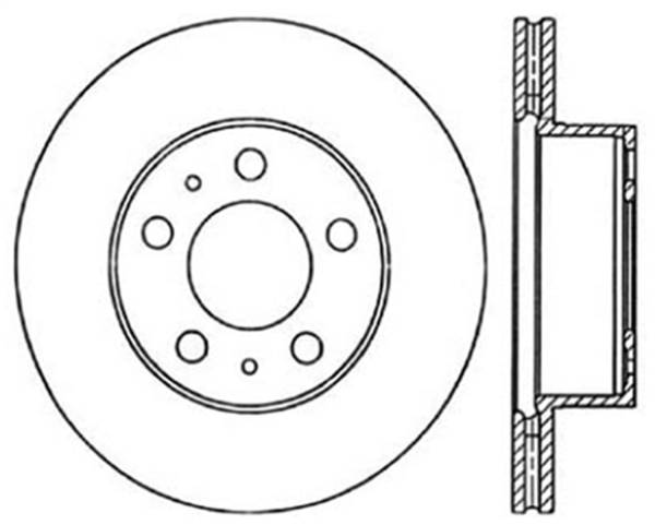 Stoptech - StopTech Sport Drilled/Slotted Brake Rotor Front Left 127.39006L