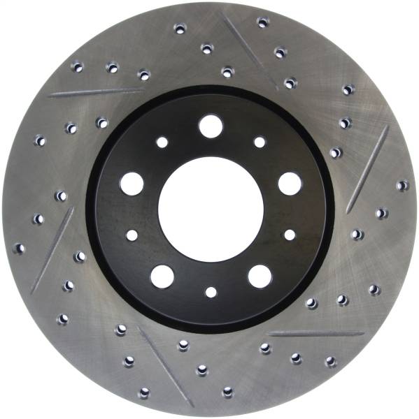 Stoptech - StopTech Sport Drilled/Slotted Brake Rotor Front Left 127.39019L