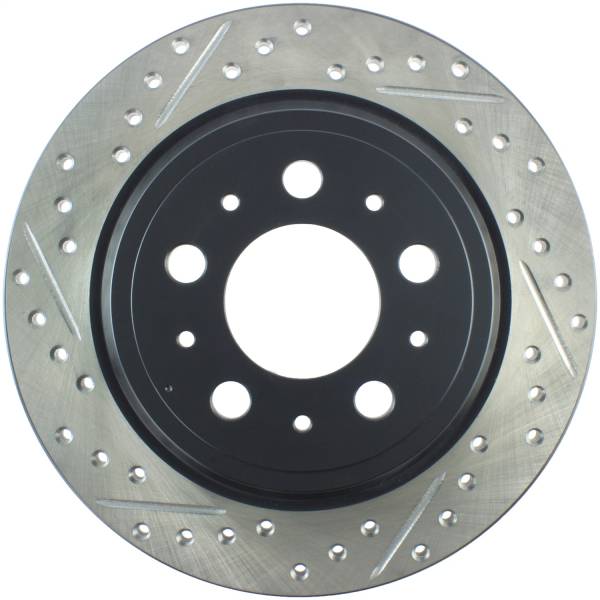 StopTech - StopTech Sport Drilled/Slotted Brake Rotor Rear Right 127.39025R