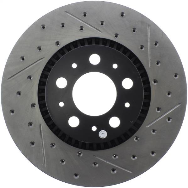 Stoptech - StopTech Sport Drilled/Slotted Brake Rotor Front Left 127.39026L