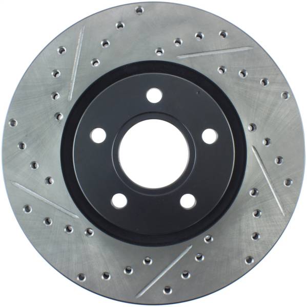 Stoptech - StopTech Sport Drilled/Slotted Brake Rotor Front Right 127.39037R