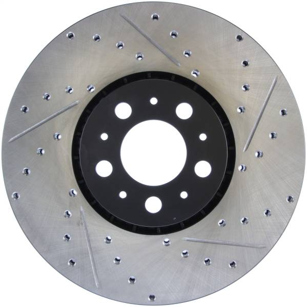 Stoptech - StopTech Sport Drilled/Slotted Brake Rotor Front Left 127.39048L