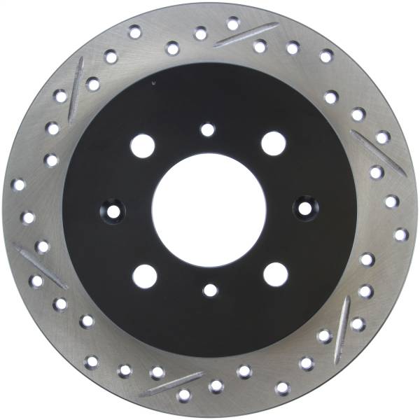 StopTech - StopTech Sport Drilled/Slotted Brake Rotor Rear Right 127.40017R