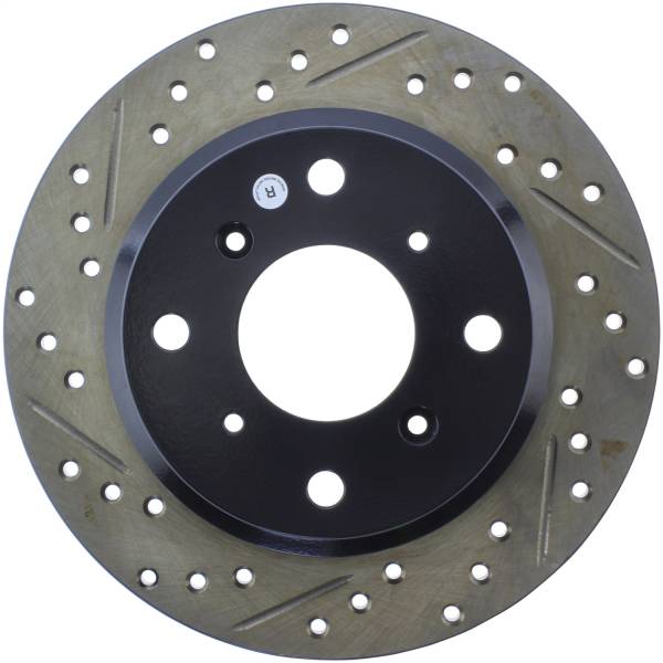 StopTech - StopTech Sport Drilled/Slotted Brake Rotor Rear Right 127.40019R