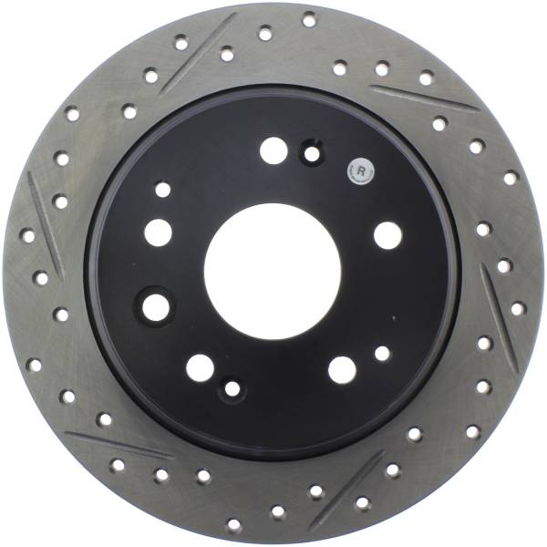 Stoptech - StopTech Sport Drilled/Slotted Brake Rotor Rear Right 127.40047R