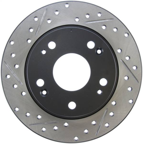 Stoptech - StopTech Sport Drilled/Slotted Brake Rotor Rear Right 127.40055R