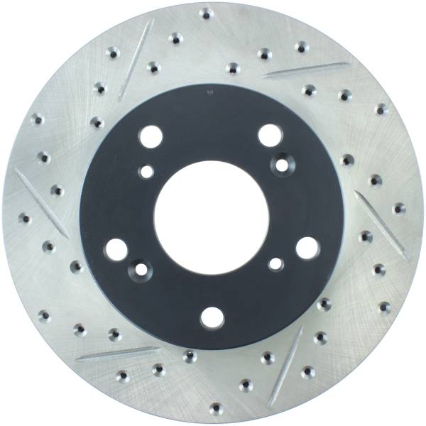 Stoptech - StopTech Sport Drilled/Slotted Brake Rotor Front Right 127.40056R