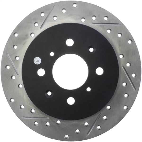 Stoptech - StopTech Sport Drilled/Slotted Brake Rotor Rear Right 127.40060R